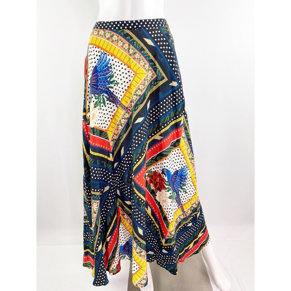 NWT Farm Rio Anthropologie Vieques Maxi Skirt - Picture 4 of 11